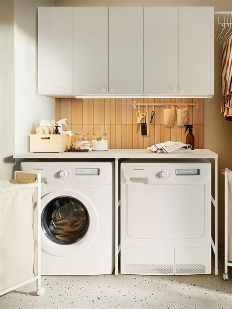 ikea laundry room organization